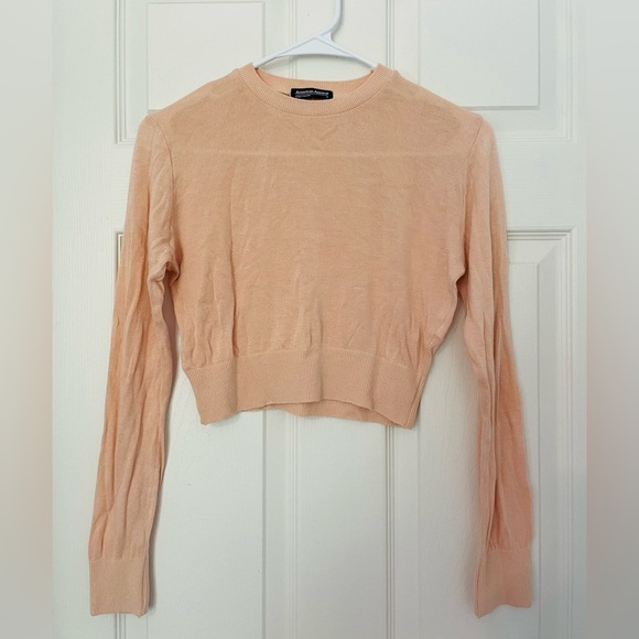 American Apparel Lightweight Crop Sweater - Picture 2 of 5